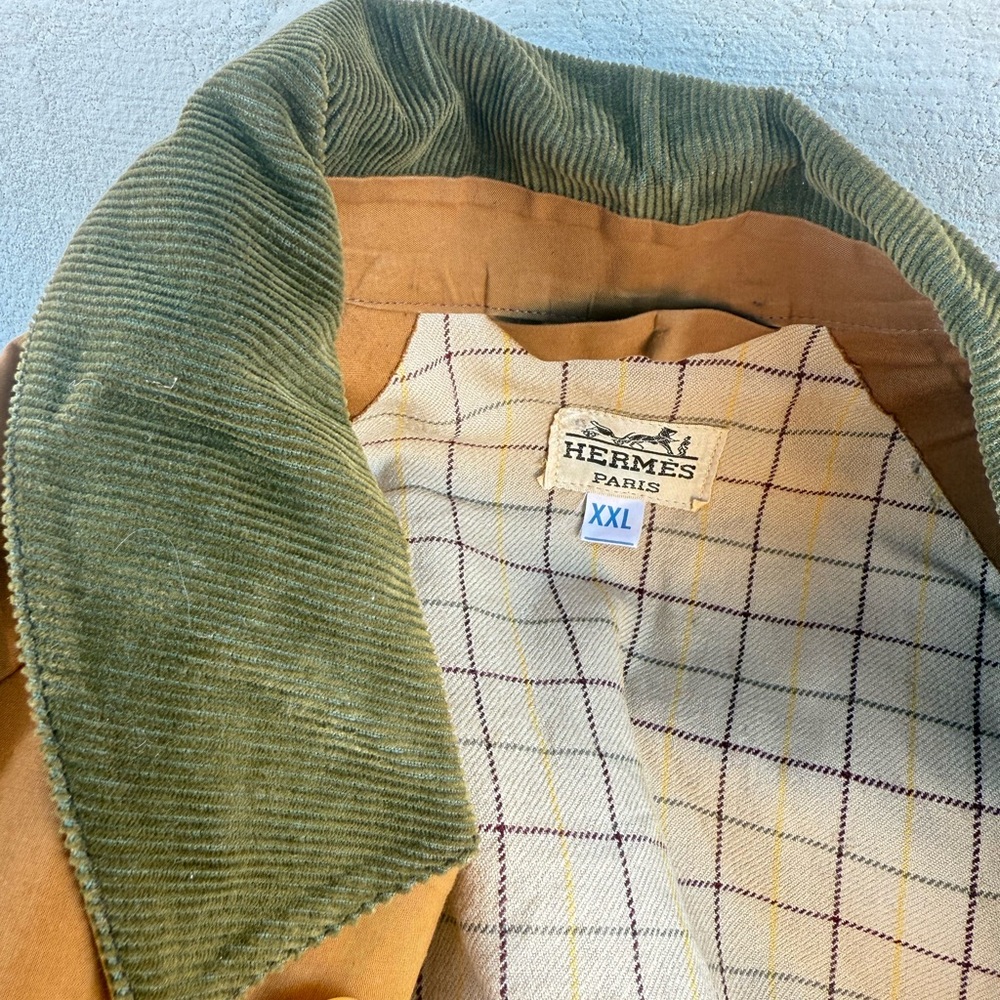 Hermes Paris Mackintosh Vintage Men’s Raincoat XXL
